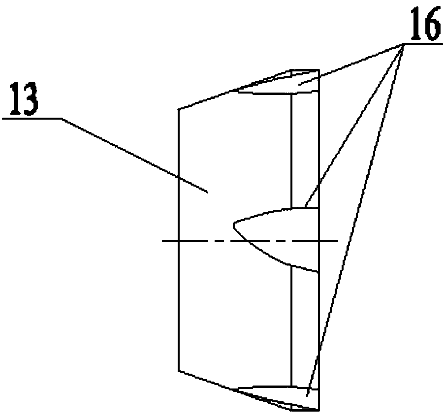 Flesh separating machine