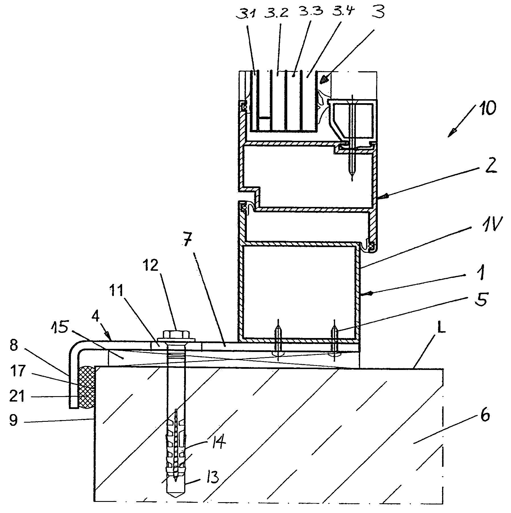 Window or door with protection against explosive effects