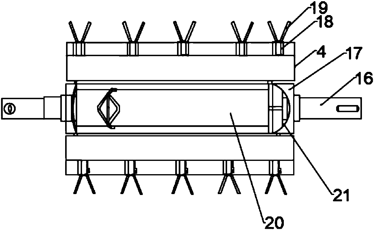 Fertilizer mixing device applied to fertilizer production