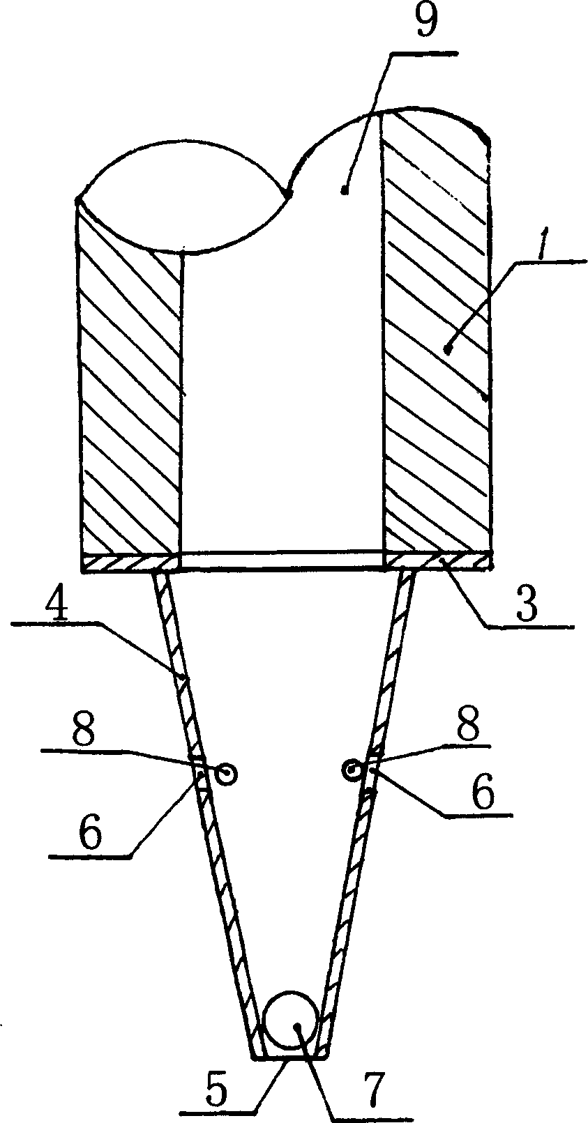 PHC pile and water flush gas lift static pressure pile-sinking method