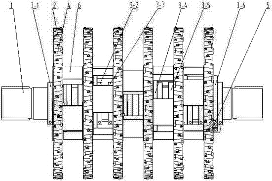 Multi-cutter head for milling main journal of crankshaft and manufacturing process of multi-cutter head