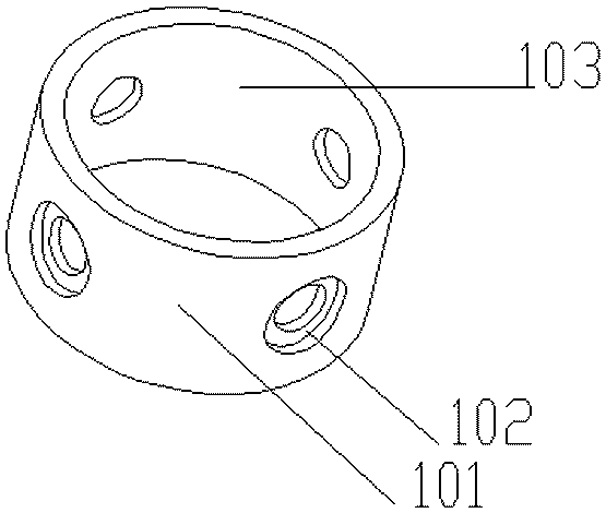 Radial porous fogging 3D printing leadless piezoelectric ceramic atomizing piece