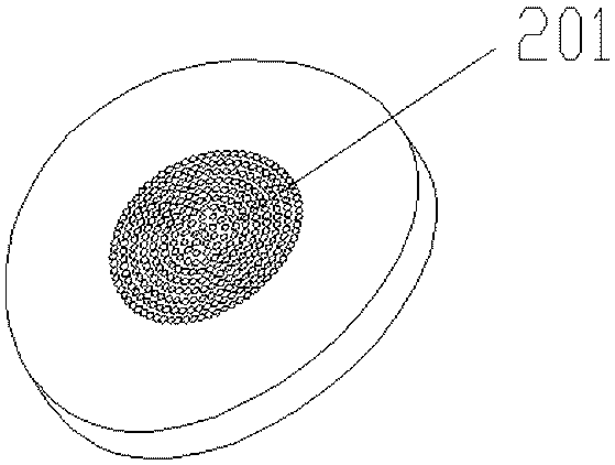 Radial porous fogging 3D printing leadless piezoelectric ceramic atomizing piece