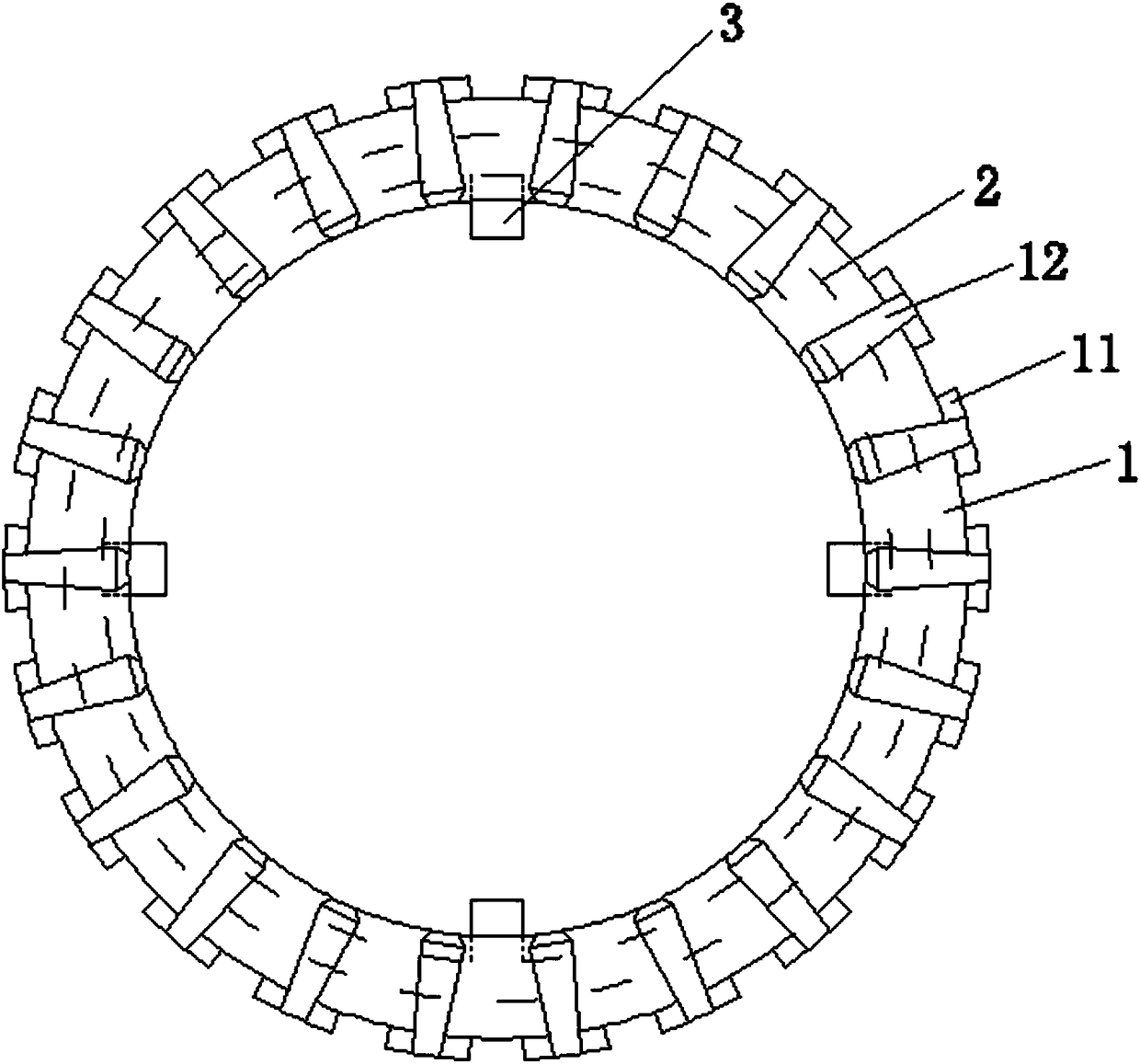 Narrow rim structure