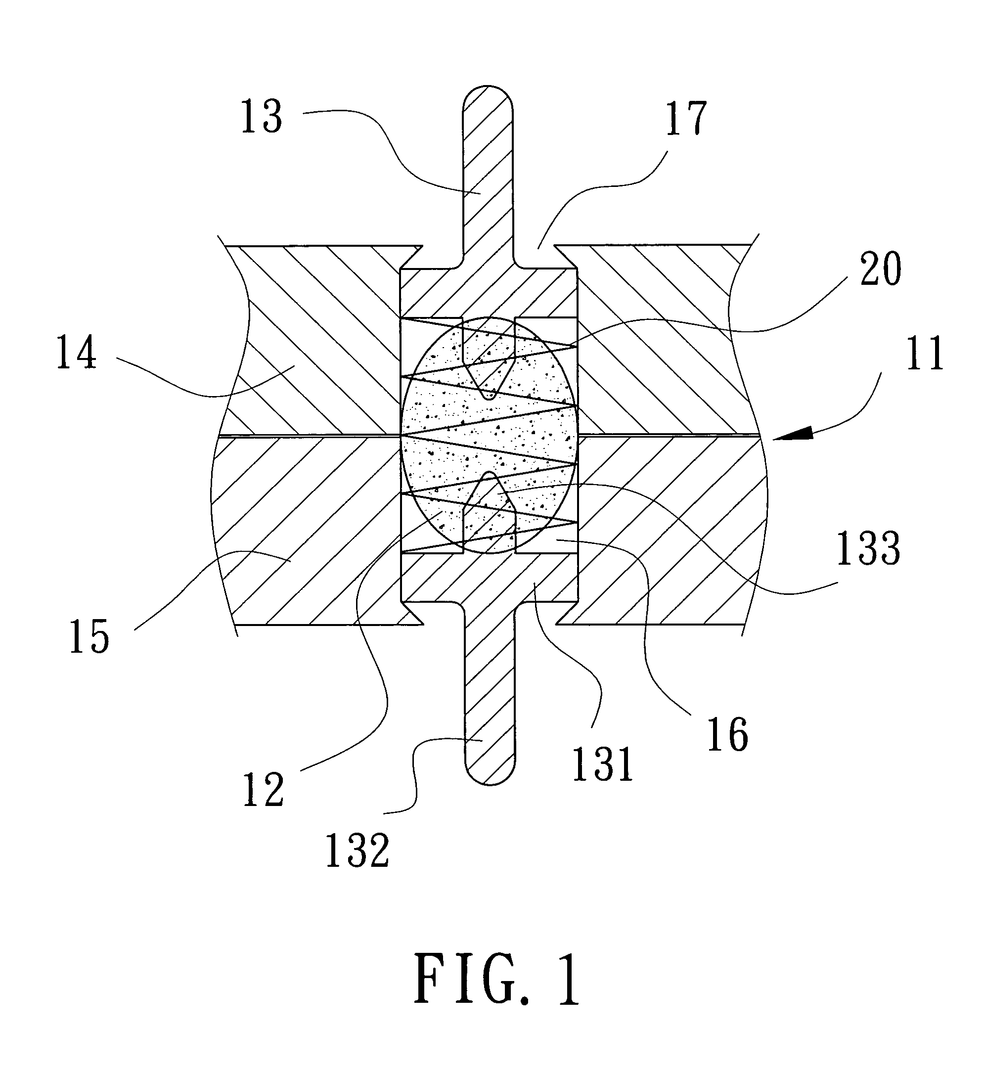 Electric element having liquid metals