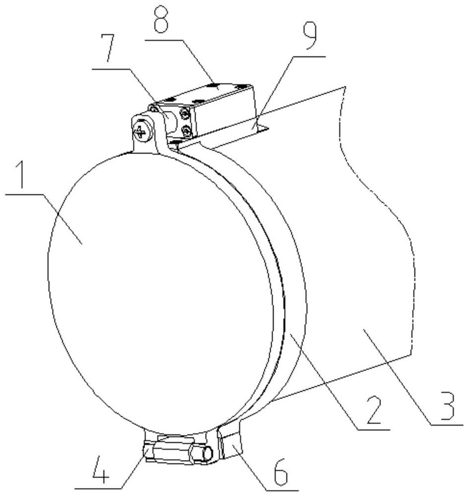 Lid opening mechanism of throwing type launching tube