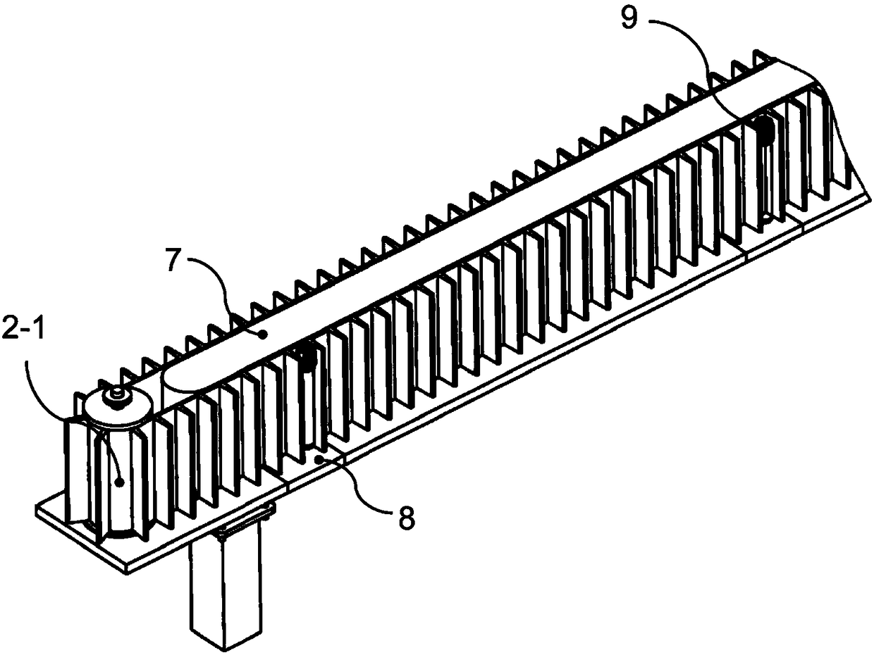 Track transmission system for blood collection tubes