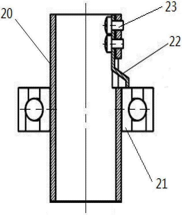 Device and method of magnetic levitation molecular pump radical protective bearing detection