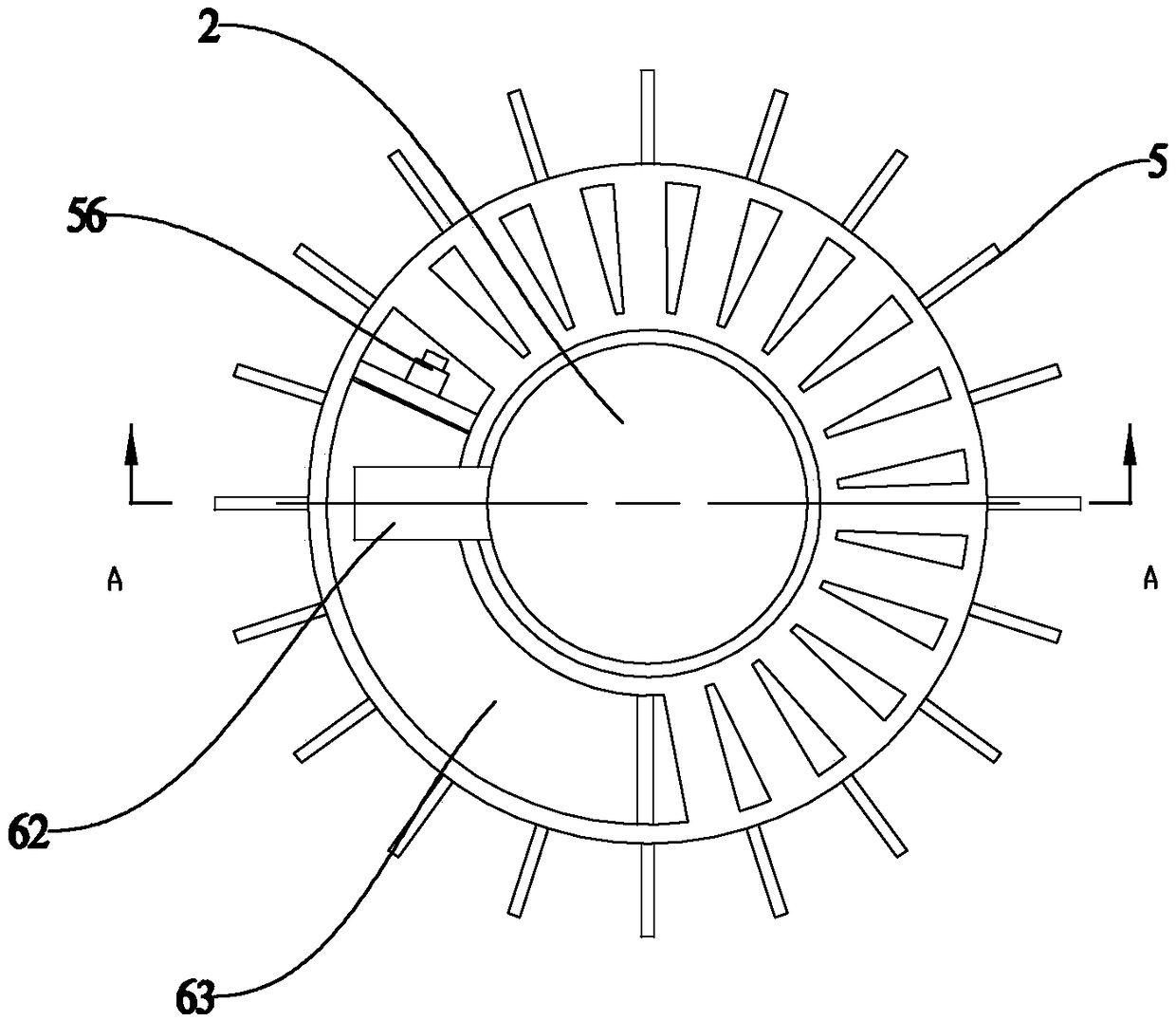 Water cooling type car shock absorption mechanism