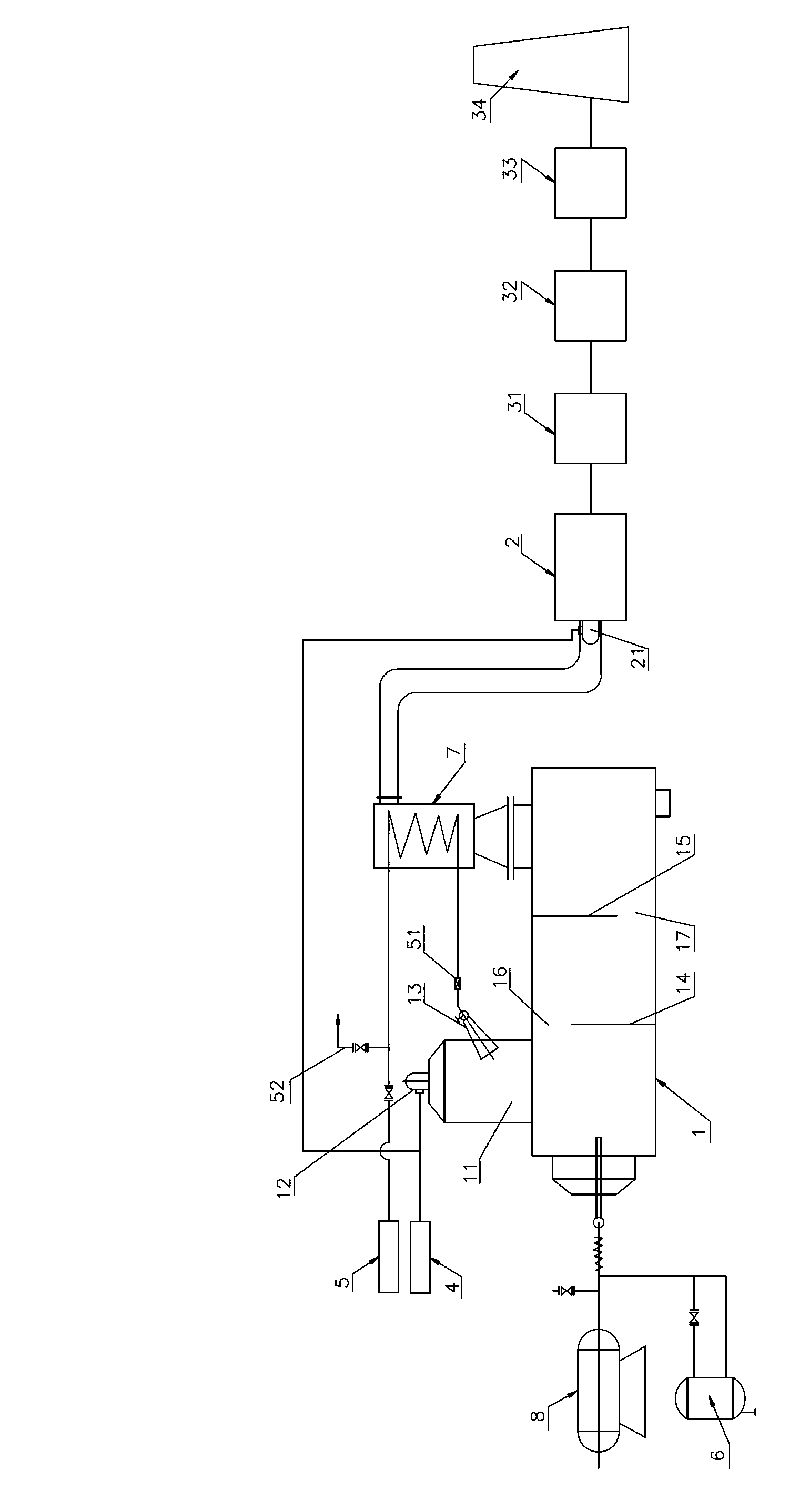 Liquid waste and exhaust gas recycling system for chemical by-products