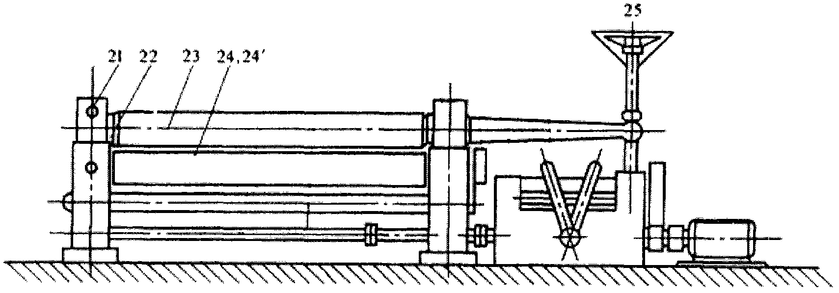 Plate rolling machine