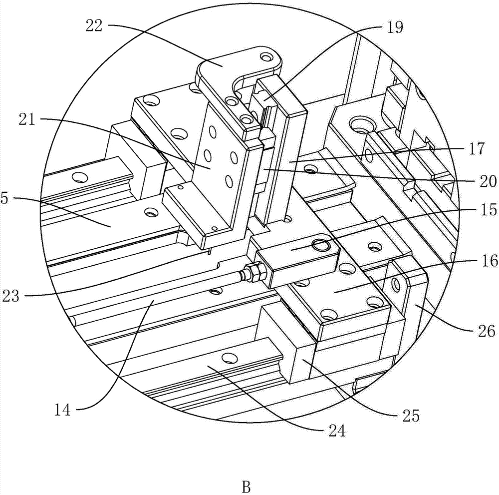 Automatic feeding and cut-off machine for material belts