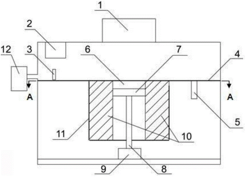 High-energy beam additive manufacturing method and equipment with high powder raw material utilization rate