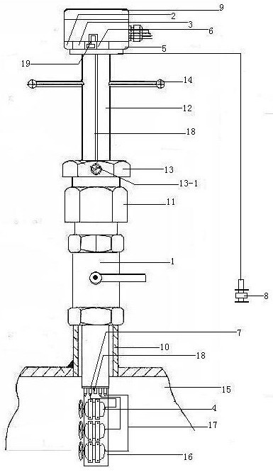 Power supply, data transmission device and construction application method used by pipeline network monitoring equipment