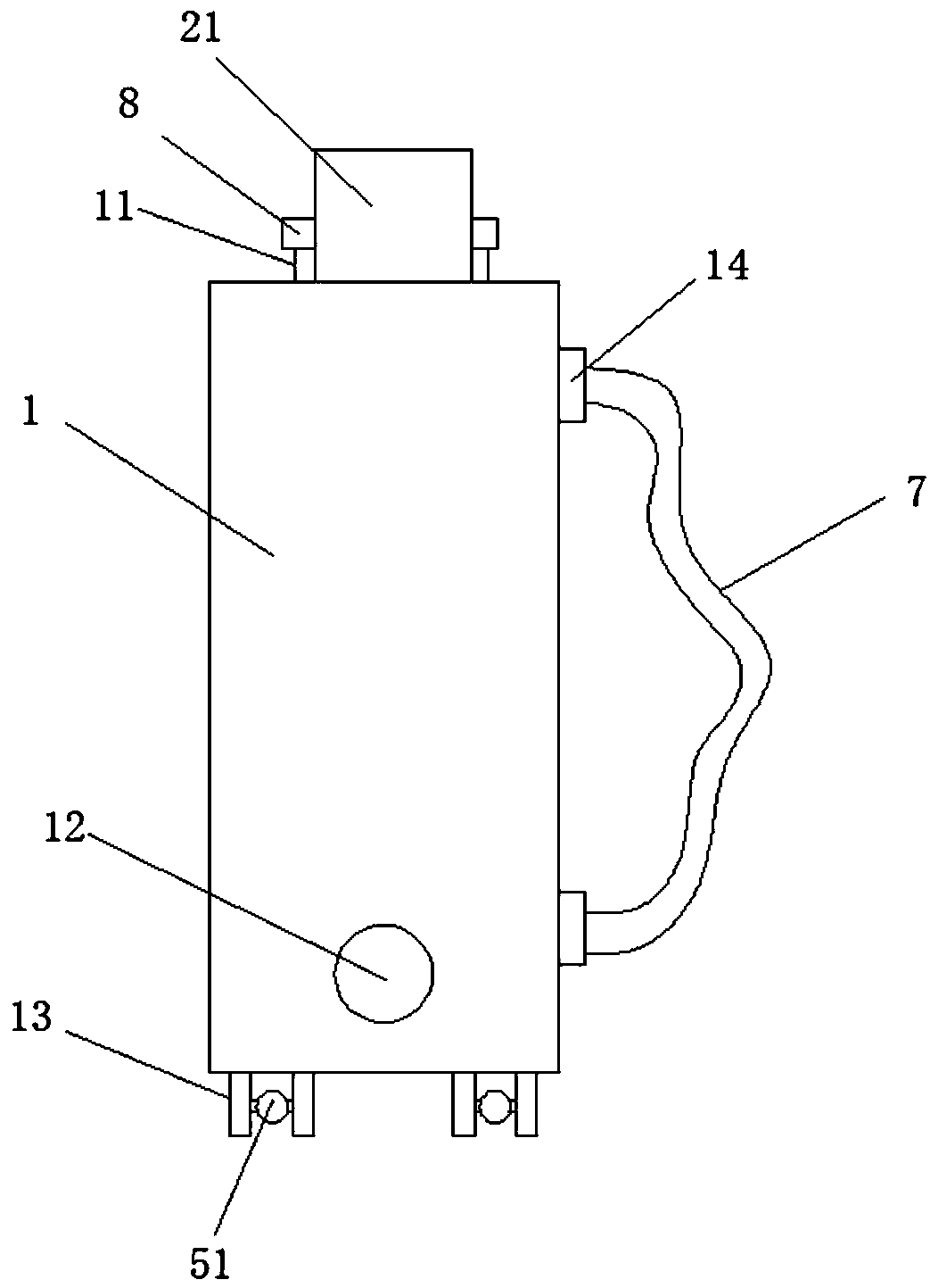 Portable agricultural fertilizer application device