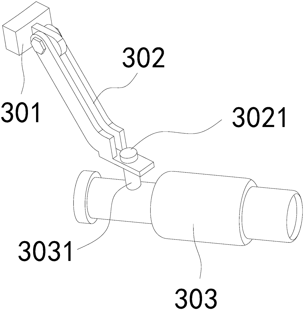 Head-wearing type ophthalmic microscope