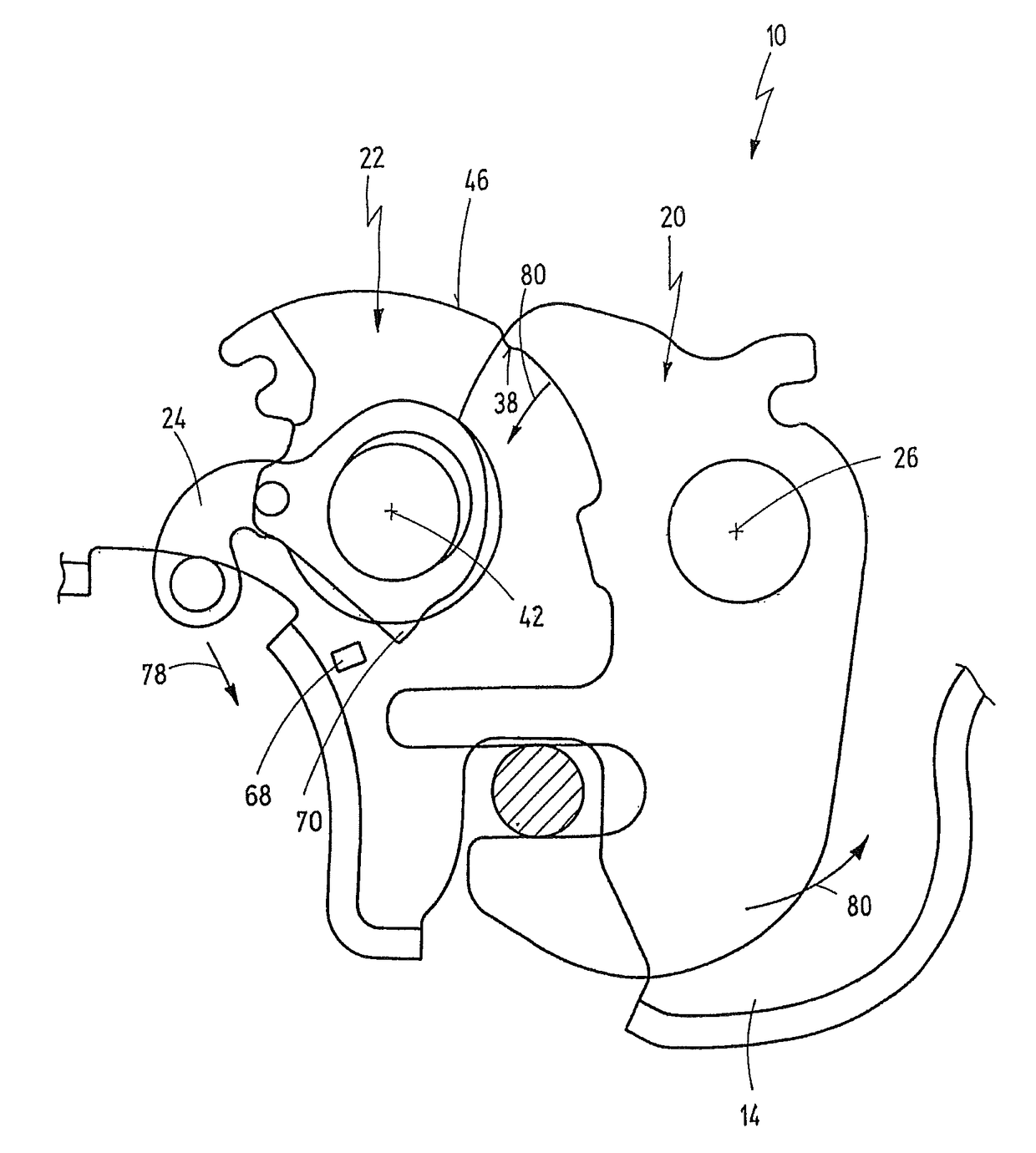 Device for locking a vehicle seat