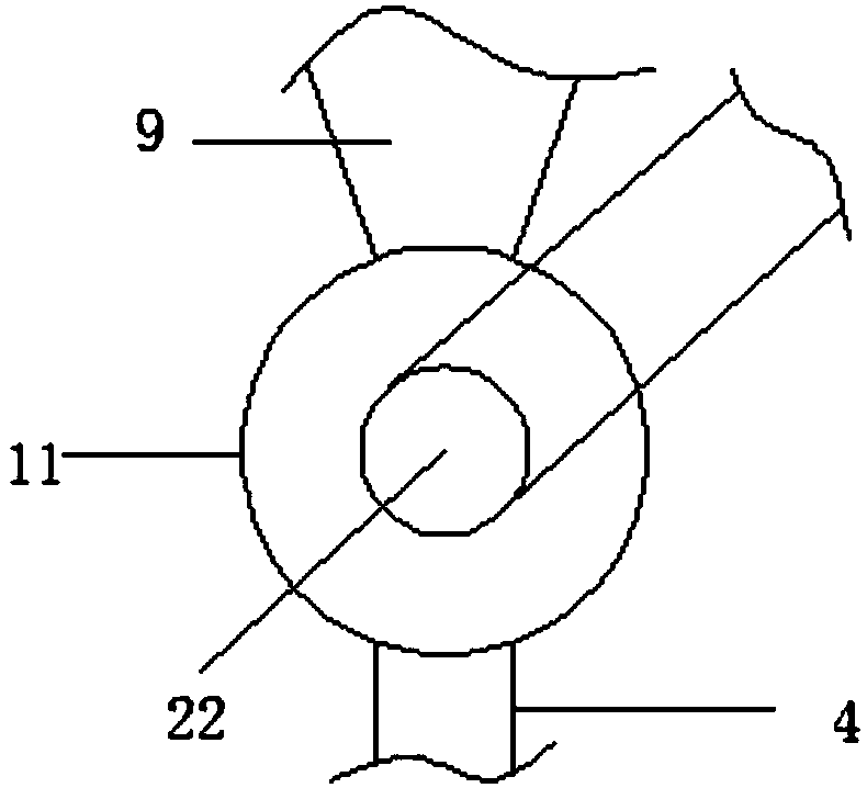 Self walking type quantitative equal-distance seeding device for agricultural production