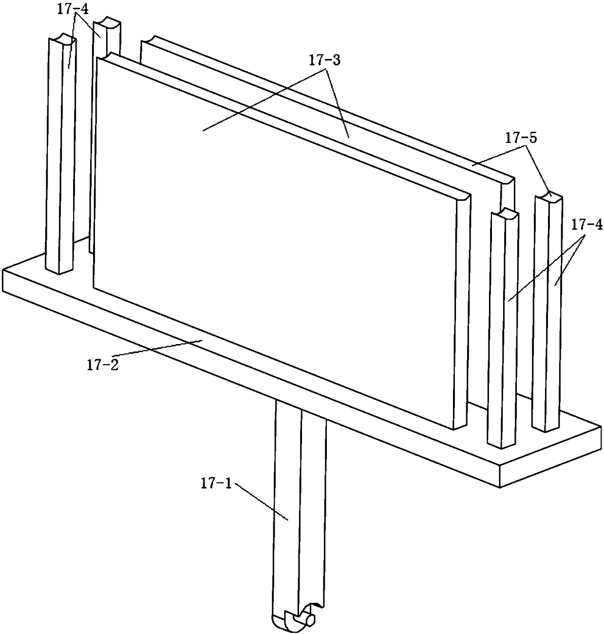 Automatic assembling device for automobile seat sliding rail