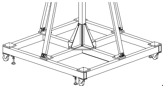 Assembly type multifunctional microphone array frame device