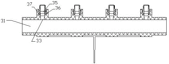 Injection molding method of plastic water separator