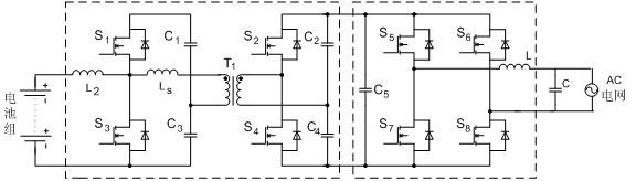 Vehicle-mounted bidirectional charger for electric automobile