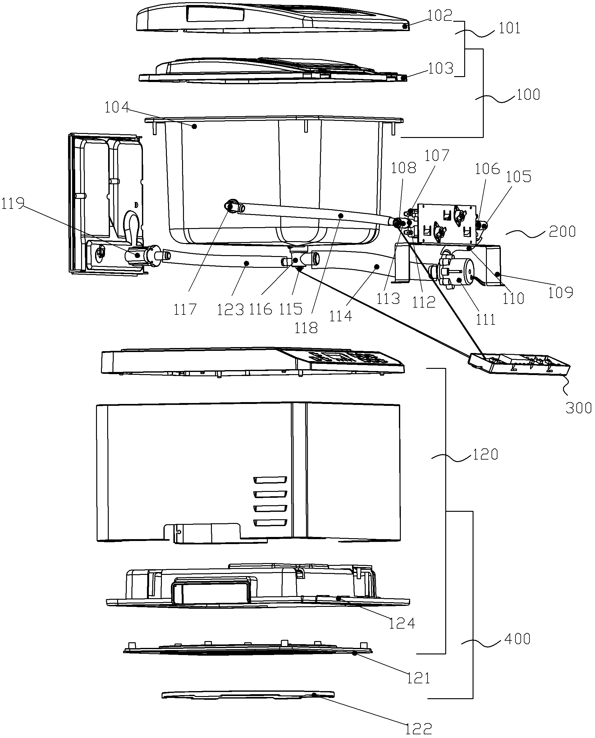 Vacuum low temperature cooking machine