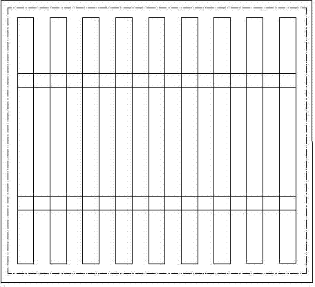 Method for preparing solar battery by adopting paraffin wax external-frame masking method