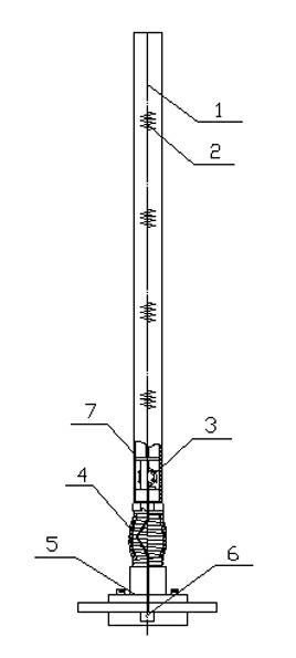 High-performance ultra-wide-band VHF/UHF vehicle-mounted antenna