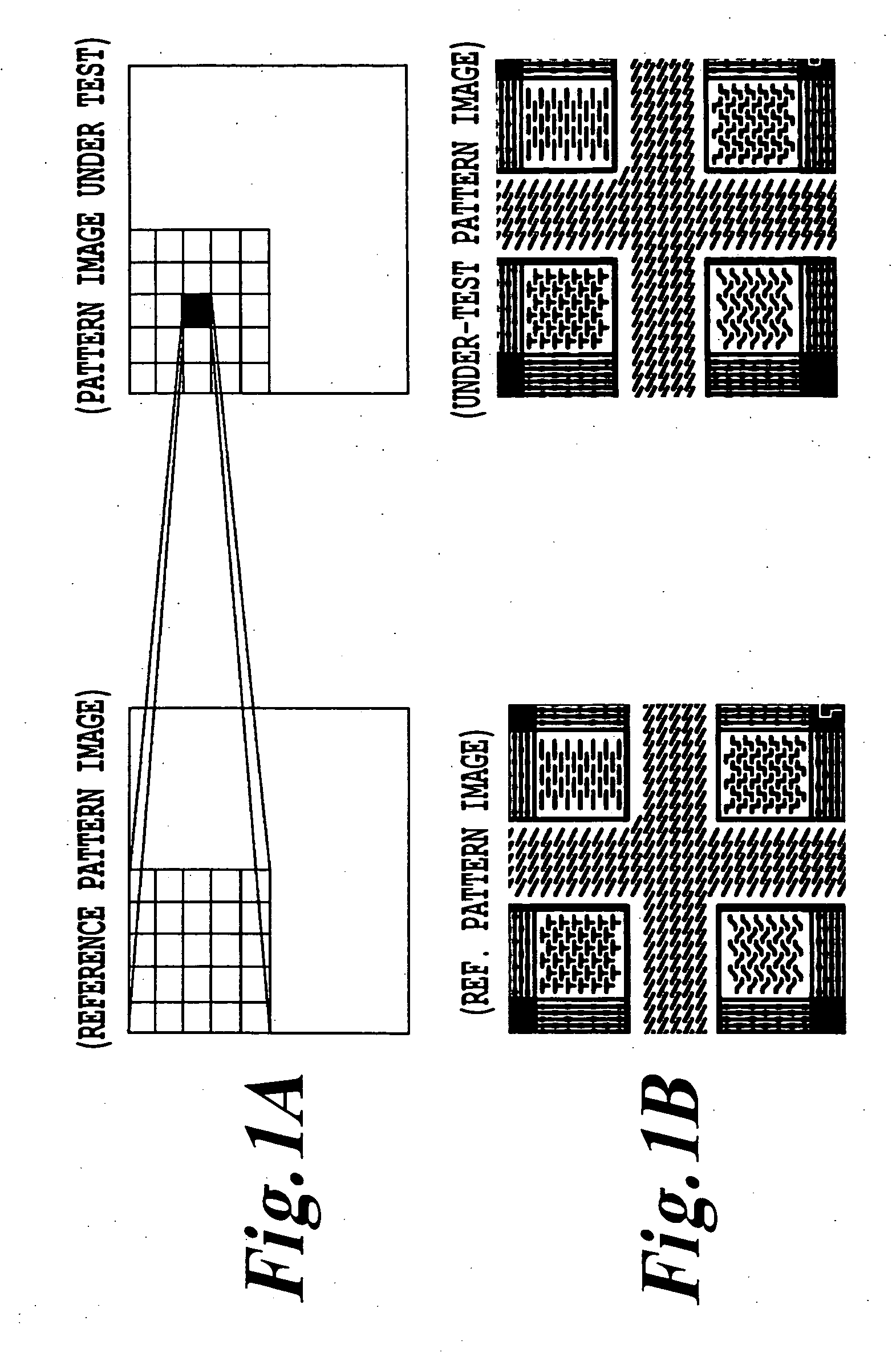 Image density-adapted automatic mode switchable pattern correction scheme for workpiece inspection