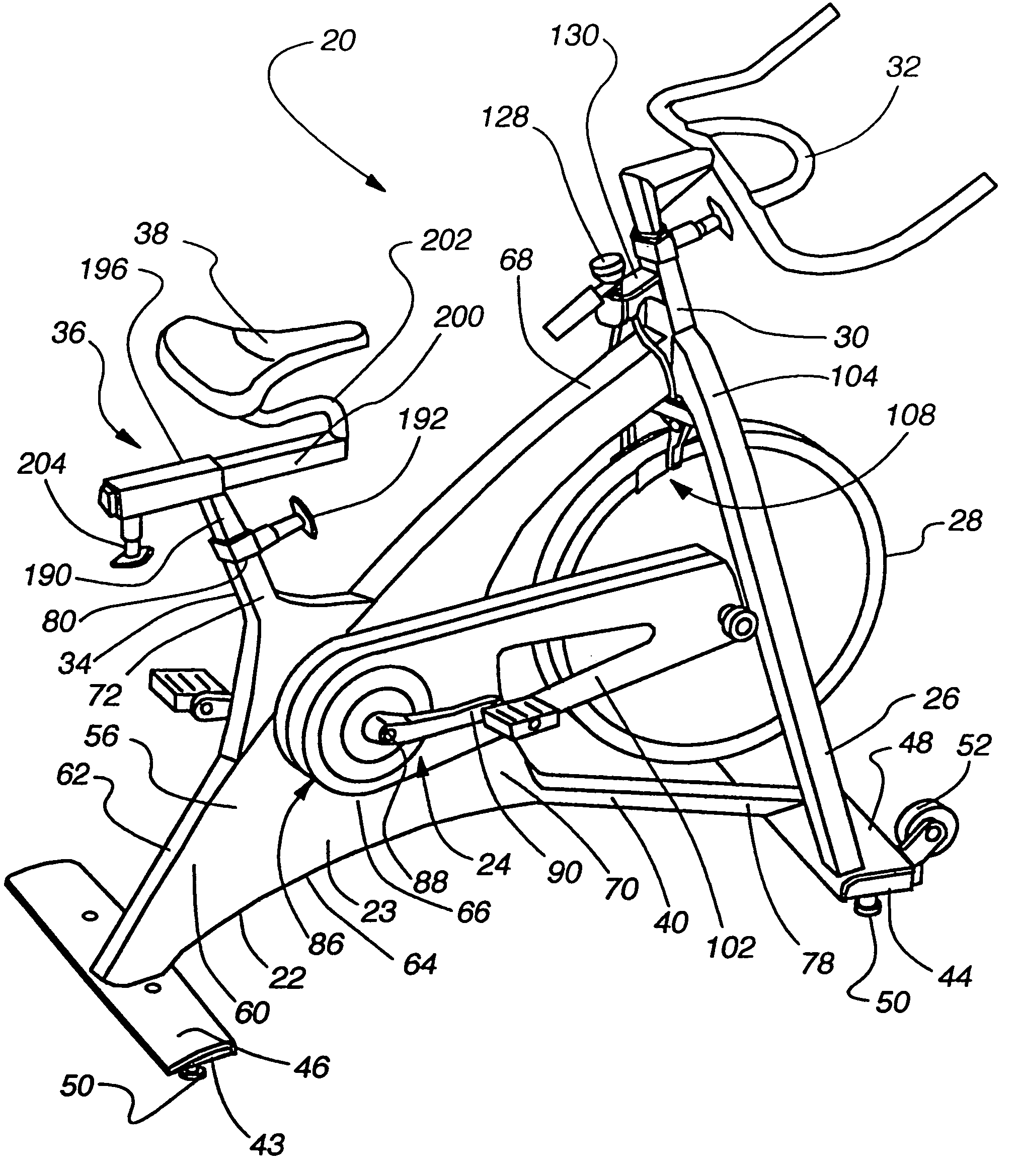 Exercise device tubing