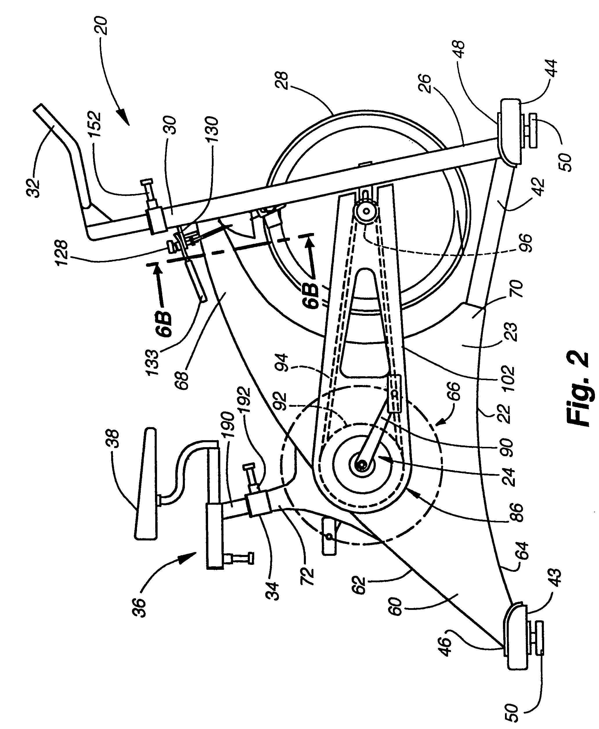 Exercise device tubing