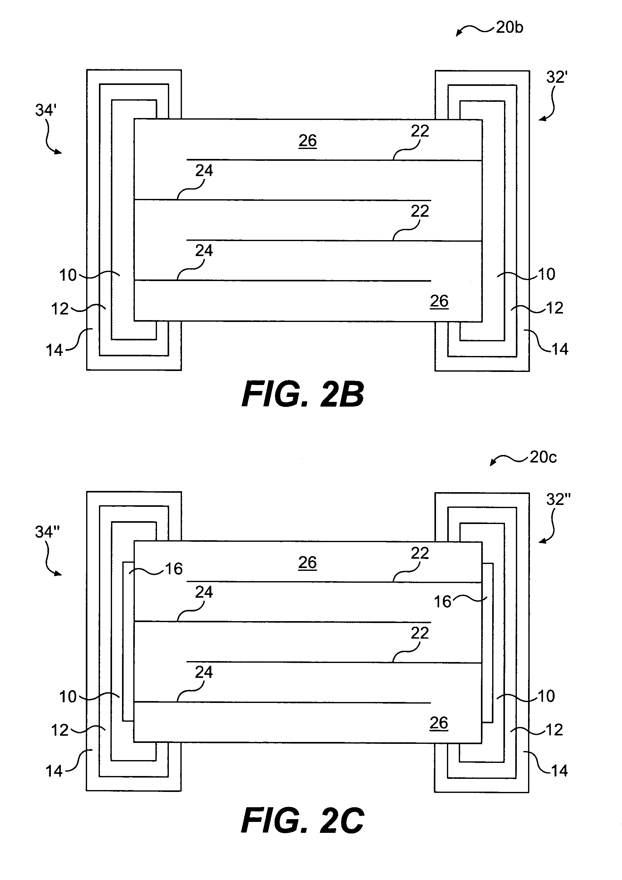 Controlled ESR low inductance multilayer ceramic capacitor