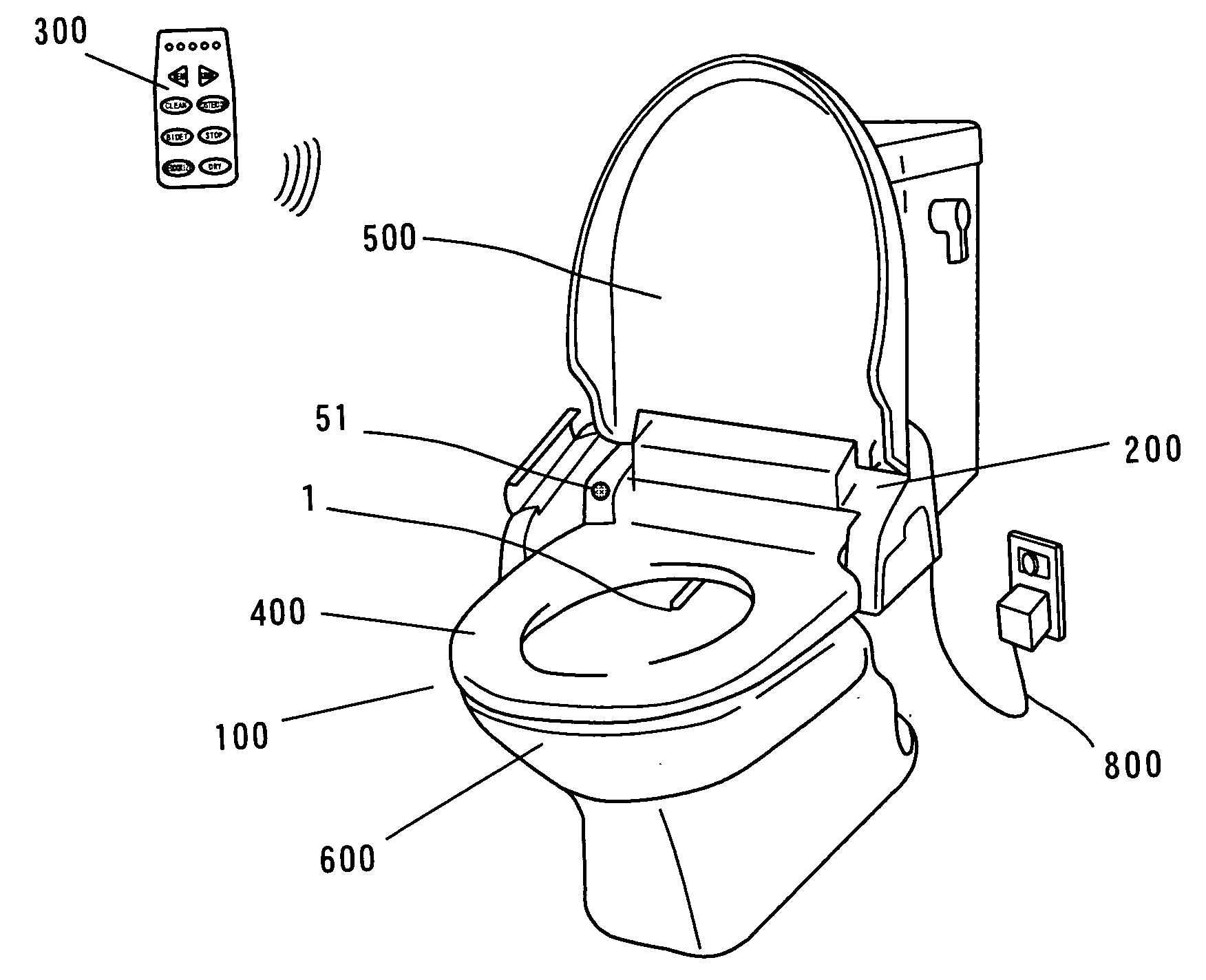 Hygiene washing apparatus