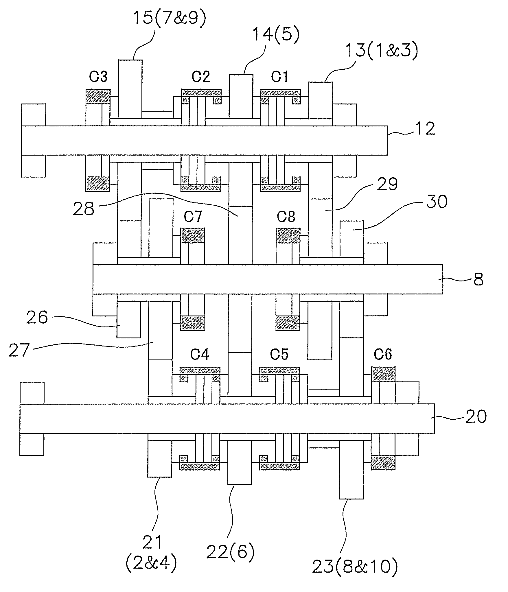 Transmission for industrial vehicle