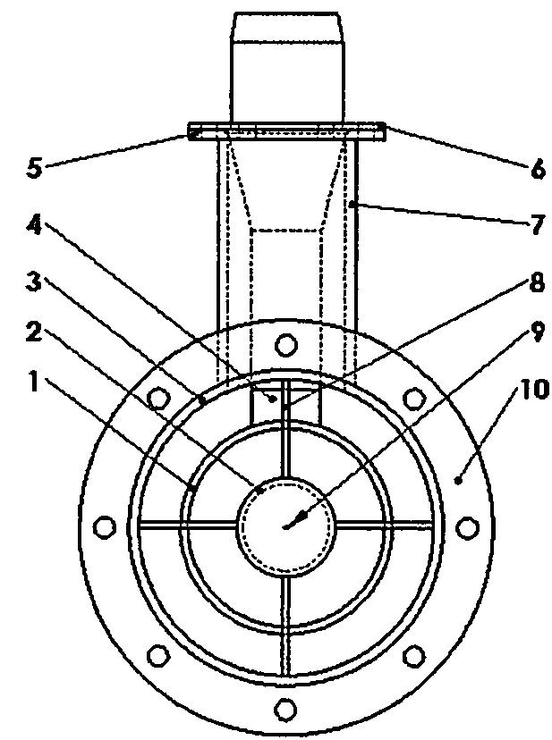 Near sound field ultrasonic reactor