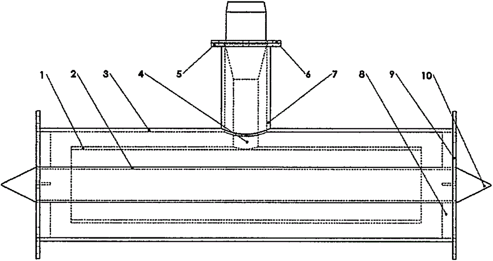 Near sound field ultrasonic reactor