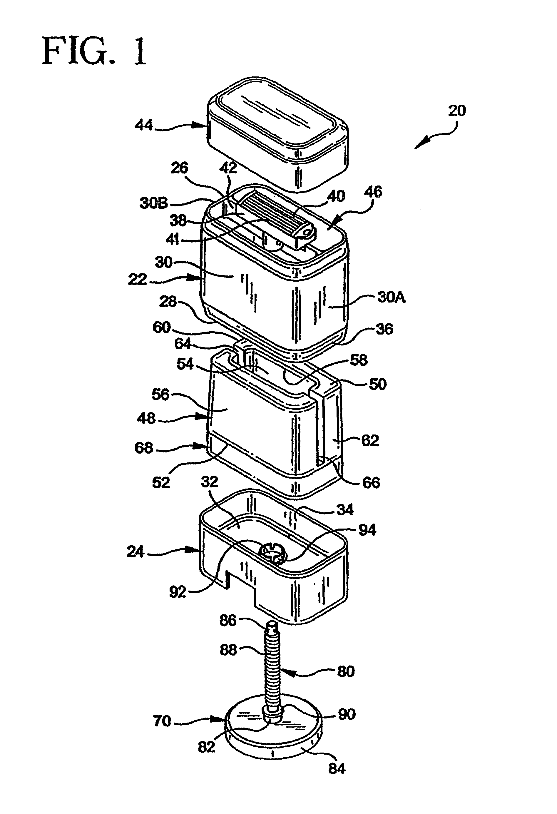 Wet shaving assembly