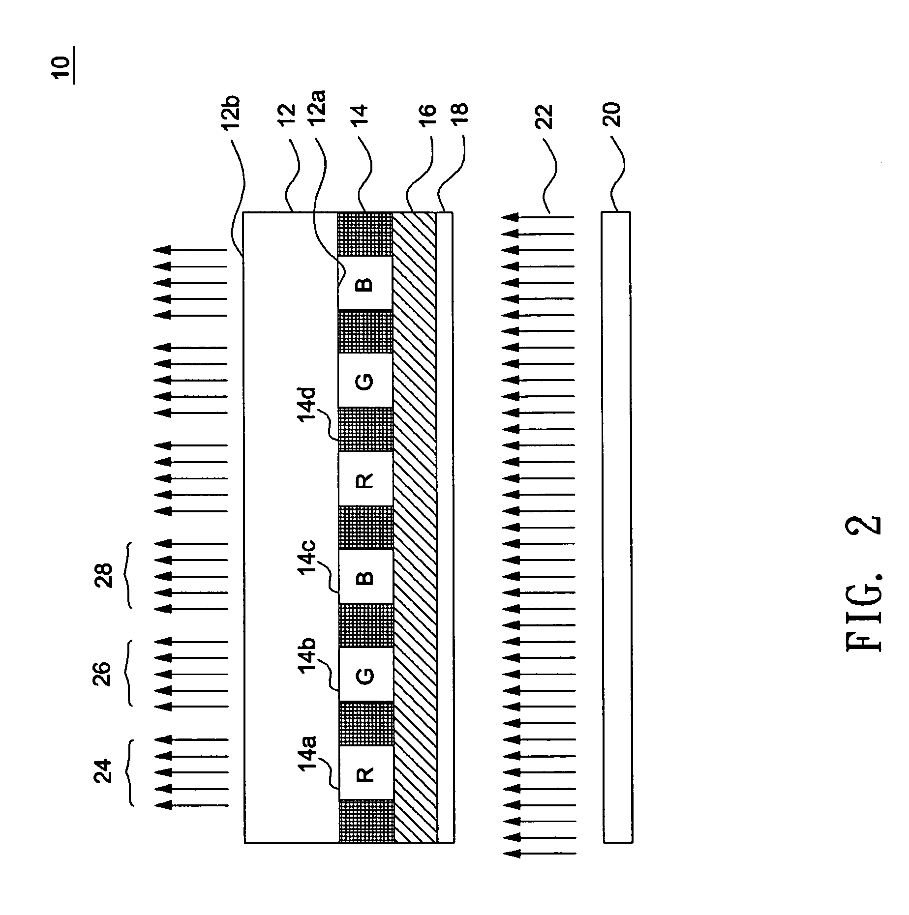 Color filter device