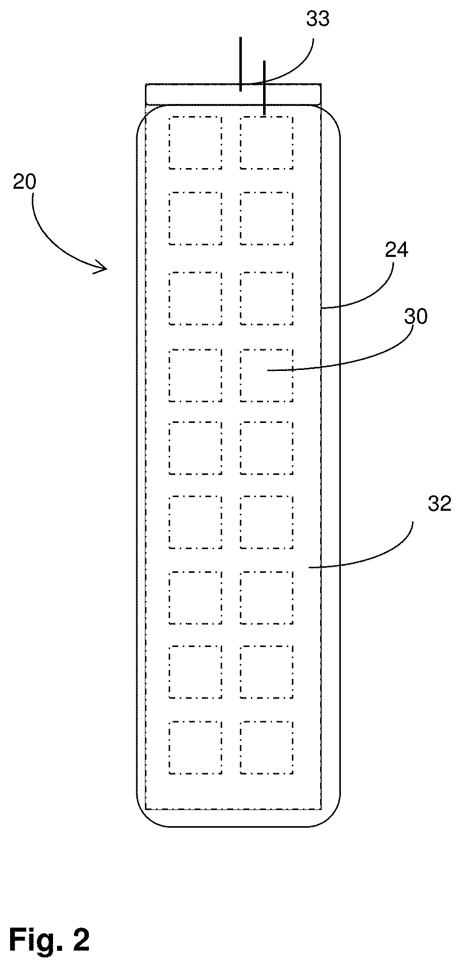 Cathode formulation for survivor locator light