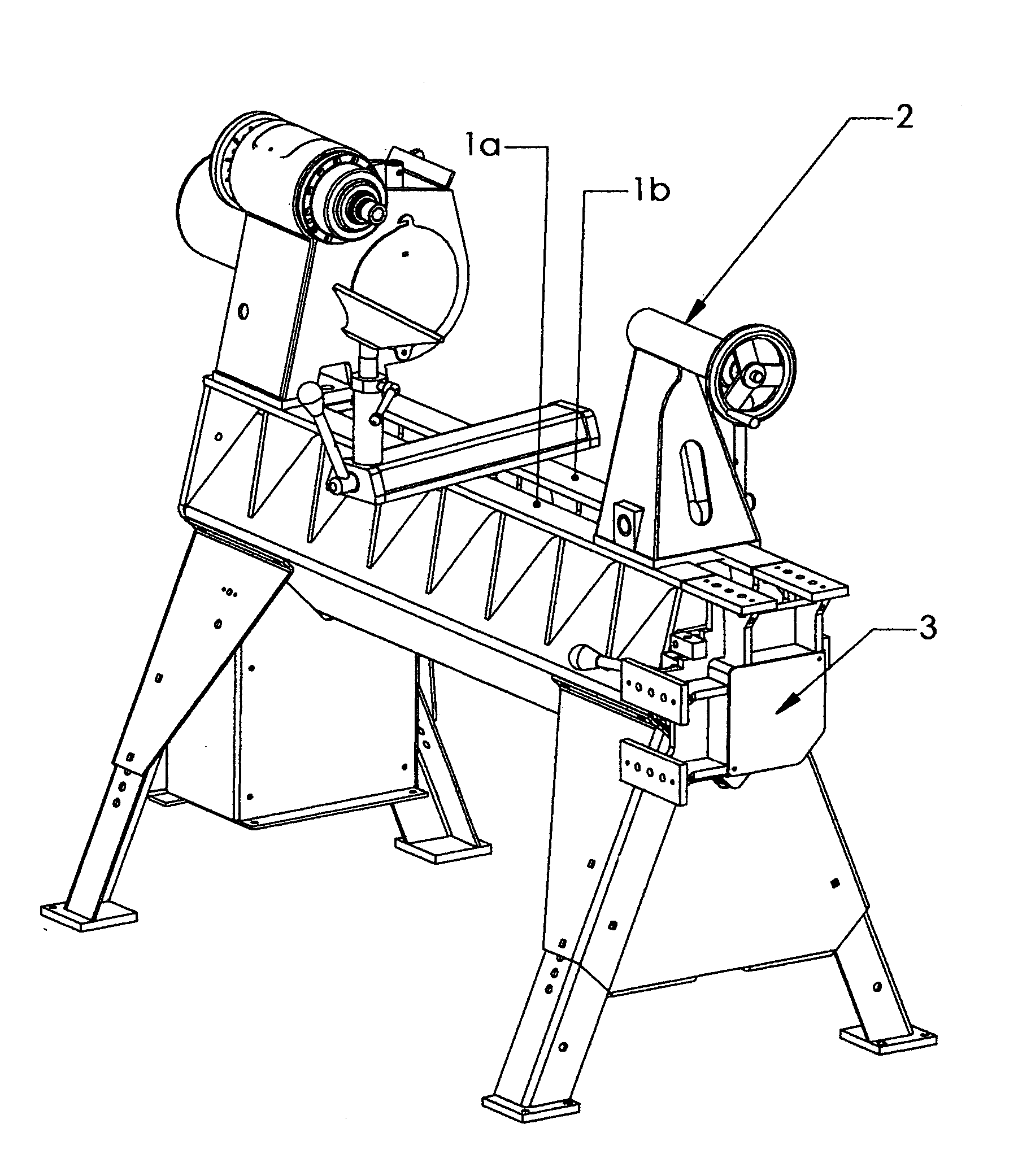 Tilt away tailstock attachment for lathes