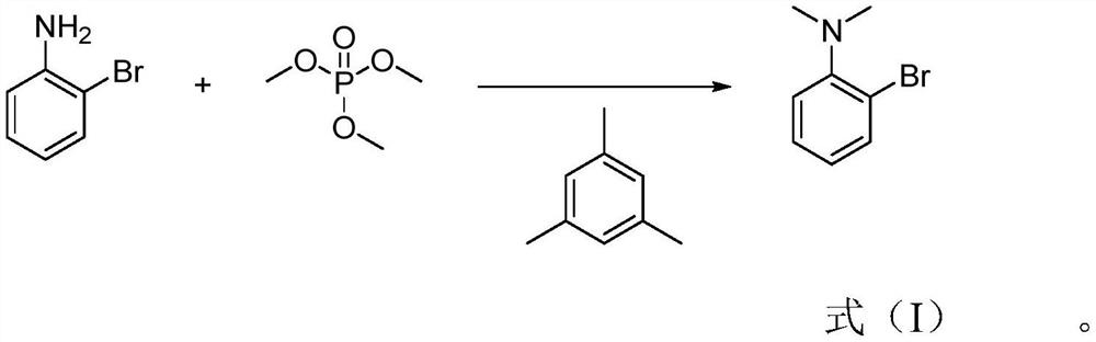 Preparation method of 2-bromo-N, N-dimethylaniline