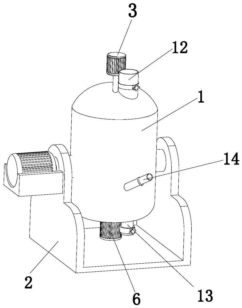 Reaction kettle for solid waste treatment