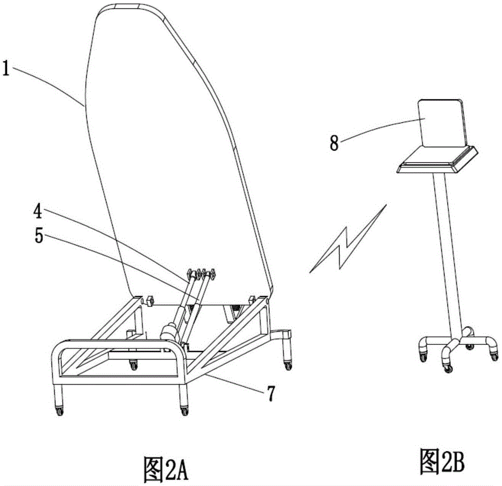 Standing bed for training standing balance