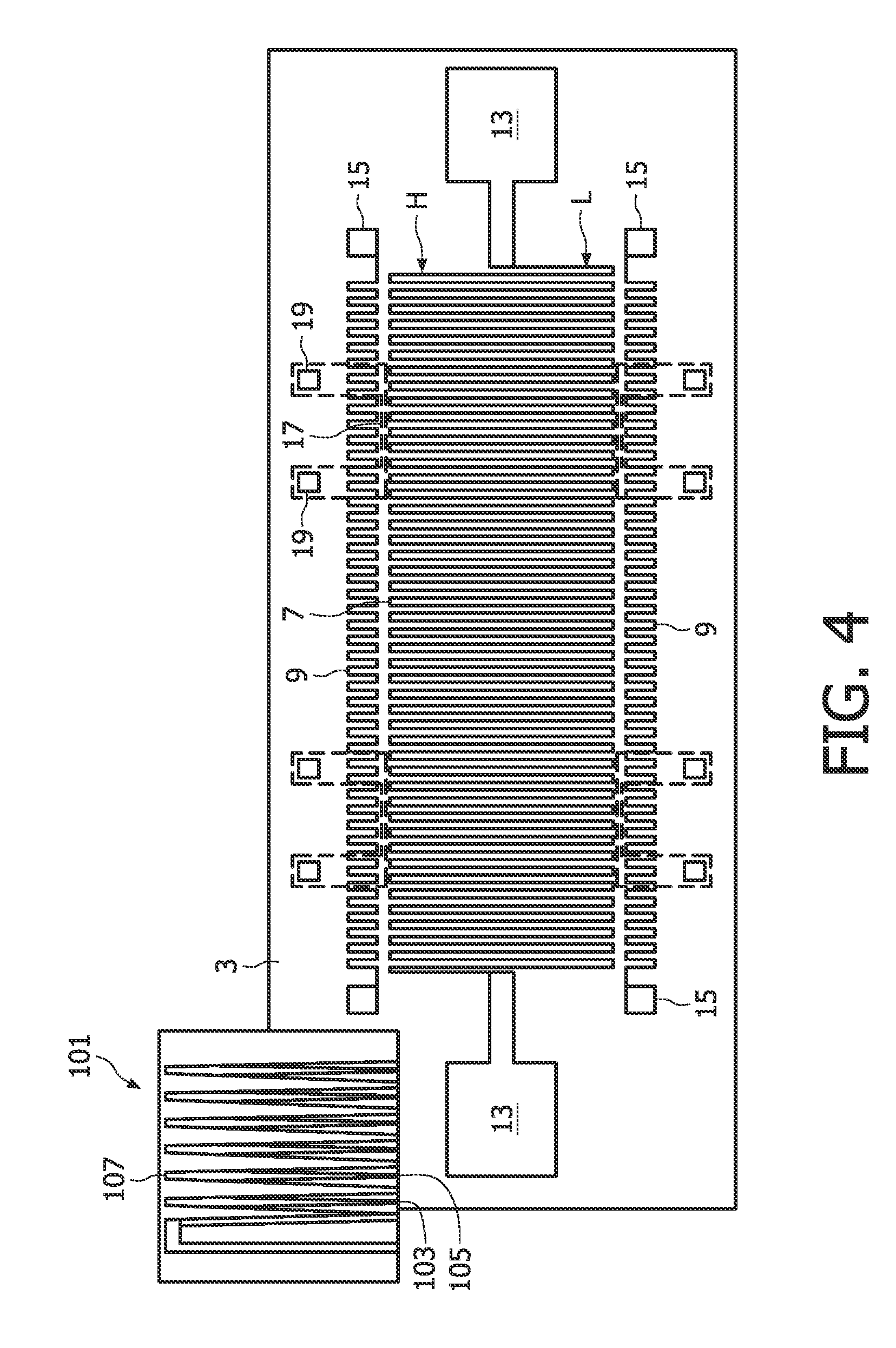 Medical device comprising a probe for measuring temperature data in a patient's tissue