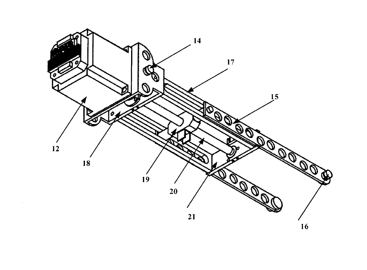 Iron tower climbing articulated robot