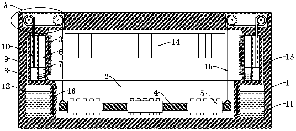 Printing nozzle automatic cleaning device for 3D printing