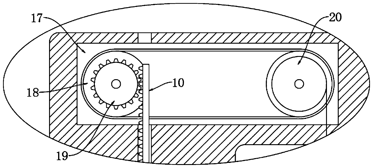 Printing nozzle automatic cleaning device for 3D printing