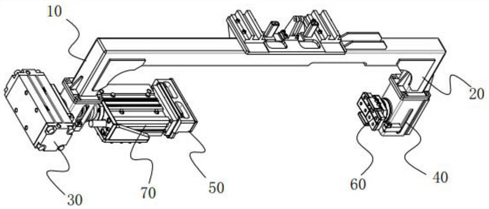 Sand core overturning clamp