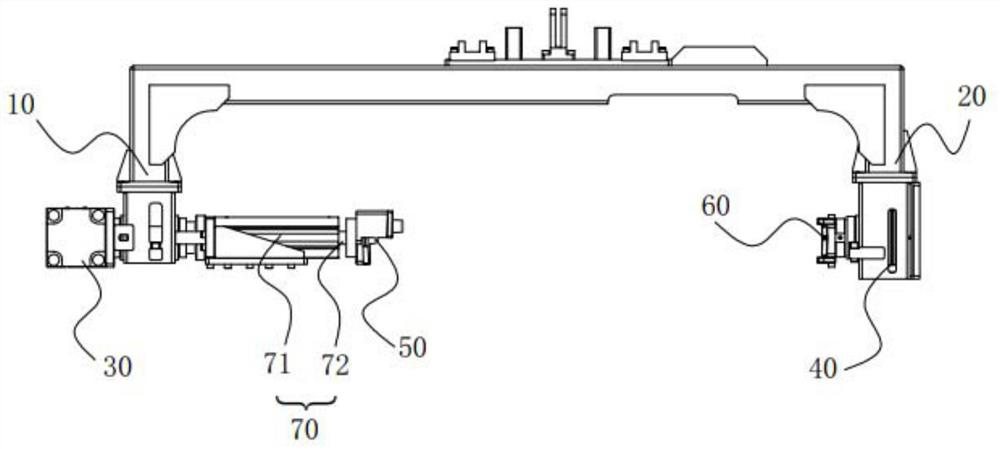 Sand core overturning clamp